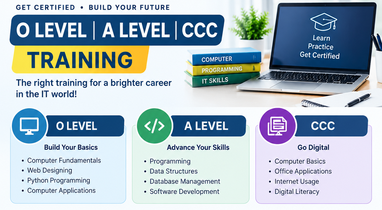 O Level / A Level / CCC Training course preview